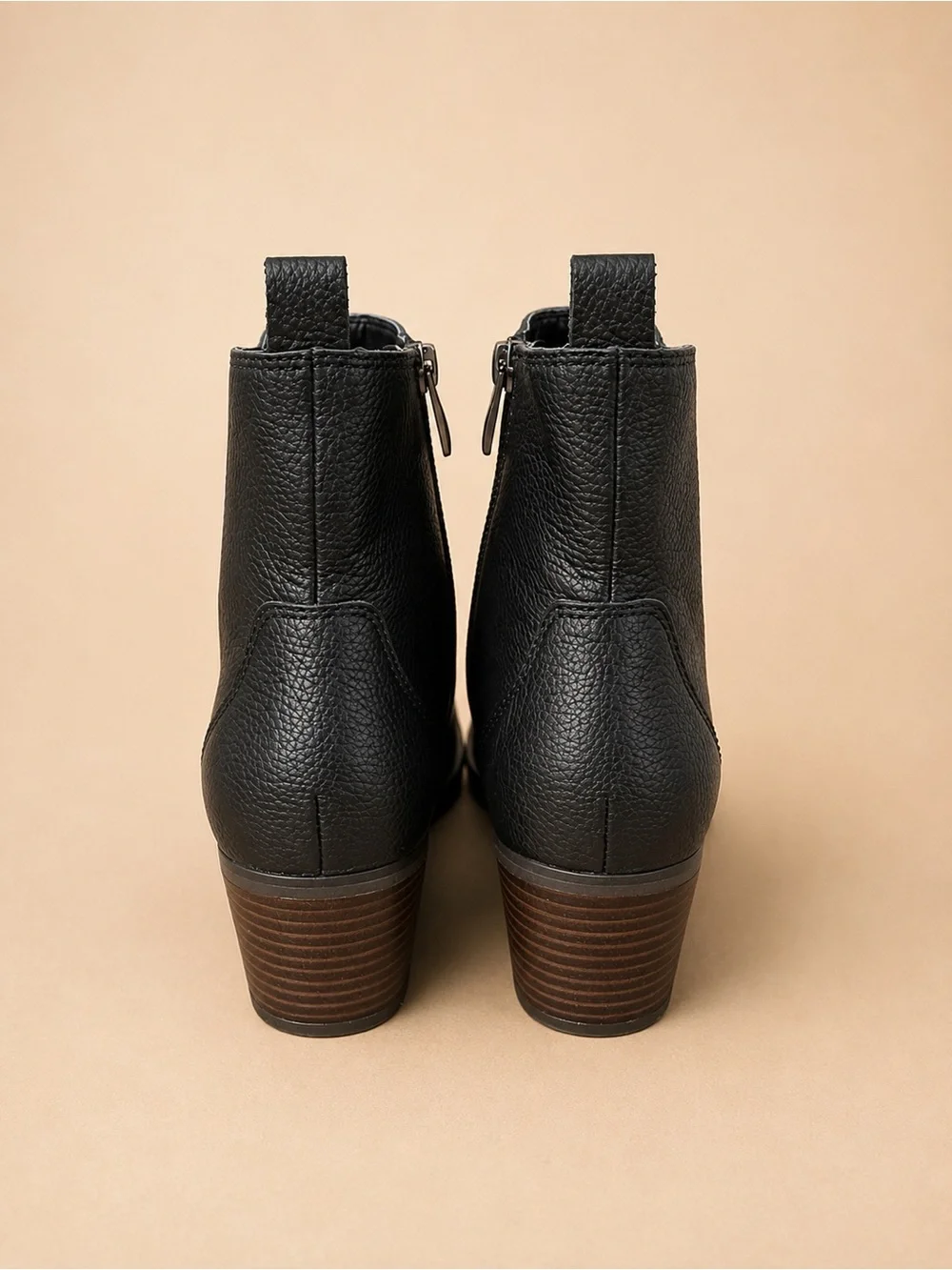 Franco Sarto Sager Black Leather Western Pointed Toe Ankle Boots Size 7
